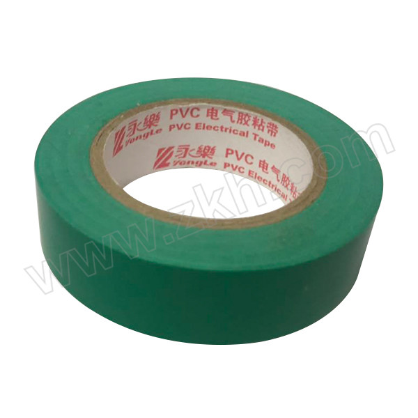 YONGLE/永乐 PVC电气绝缘胶带 SN-001-绿 1卷