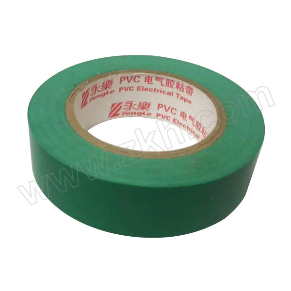 YONGLE/永乐 PVC电气绝缘胶带 SN-007-绿 18mm×20m 1卷