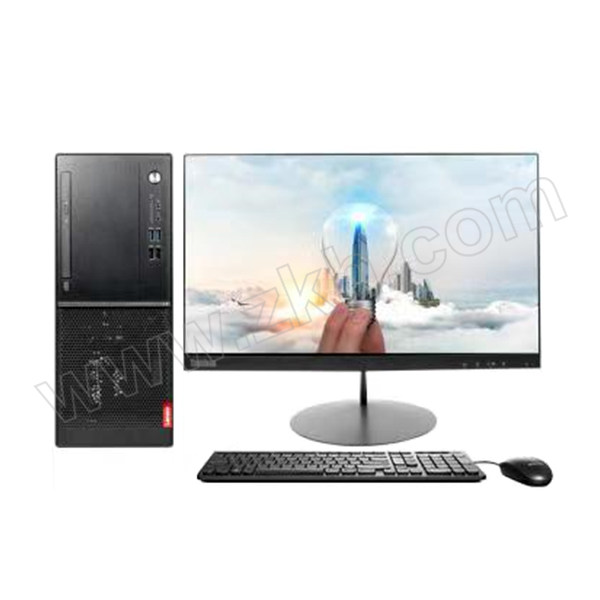 LENOVO/联想 台式电脑 M6201K I3-7100 4Ｇ 500Ｇ Win10  21.5 显示器 1台