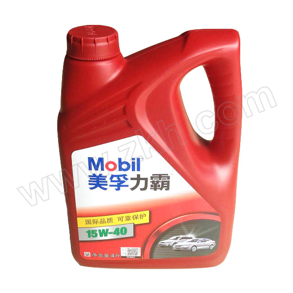 MOBIL/美孚 汽机油  美孚 15W-40 4T 4L/桶 (CQBD区域限制） 1桶