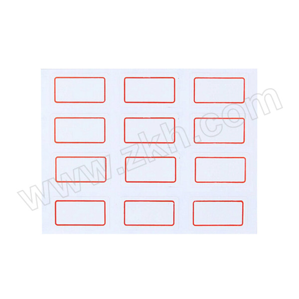 ZHUOLIAN/卓联 自粘性标签 ZL17 18*32mm (红色)  1包