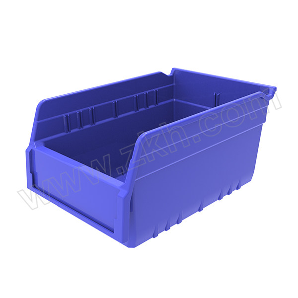 ANWENYING/安稳盈 精益物料盒 TK3215_蓝色 300×200×150mm(280×178×88mm) 蓝色 含透明牌 不含分隔板 1个