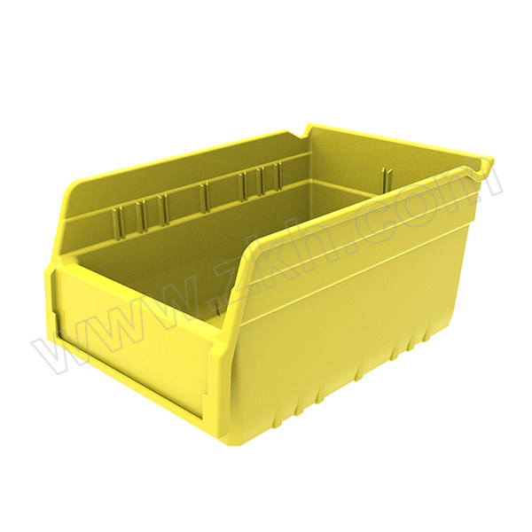 ANWENYING/安稳盈 精益物料盒 TK3215_黄色 300×200×150mm(280×178×88mm) 黄色 含透明牌 不含分隔板 1个