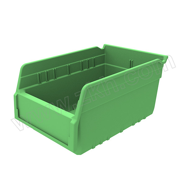 ANWENYING/安稳盈 精益物料盒 TK3215_绿色 300×200×150mm(280×178×88mm) 绿色 含透明牌 不含分隔板 1个