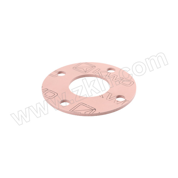 KWO/科沃 改性聚四氟乙烯垫片 DN300 PN16 T=1.5mm HG/T20606 RPTFE FF面 460×324×1.5mm-410×φ26×N12 粉色 1个