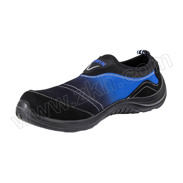 AIWIN Xtr-flex 轻量运动型多功能安全鞋 10168A 39码 蓝黑色帮面+黑色底 防砸防静电 1双