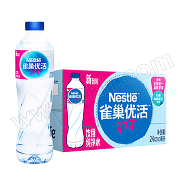 NESTLE/雀巢 优活饮用水 550ml 1箱