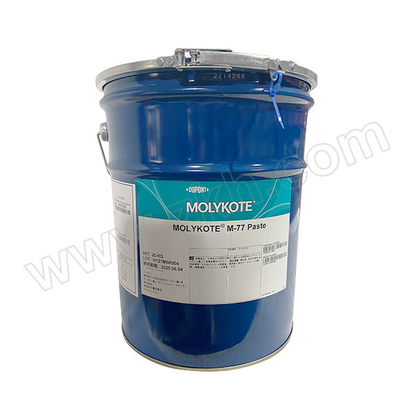 MOLYKOTE/摩力克 硅基耐水型装配油膏 M77 黑灰色 20kg 1桶