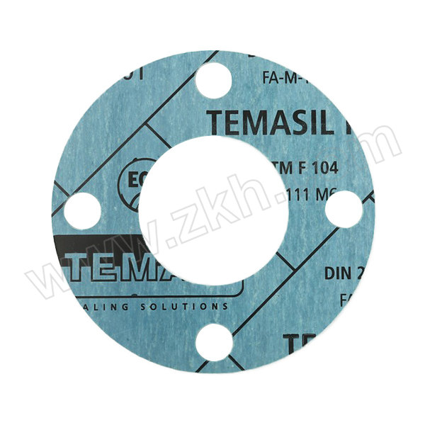 TEMAC/太美 无机纤维无石棉垫片TC-33 FF面 DN700 PN10 T=3.0mm HG/T20606-2009 895*720*3 1片