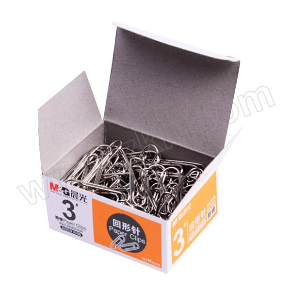 M&G/晨光 回形针 ABS91696 28mm 银色 100枚 1盒