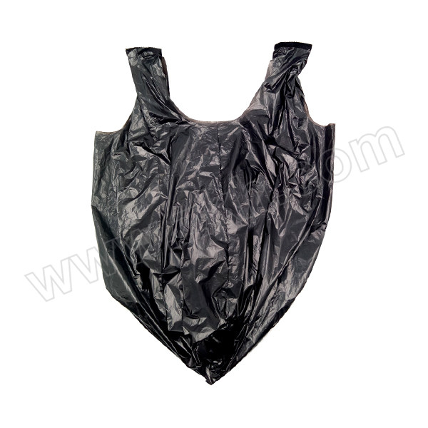QIZHENG/奇正 背心式垃圾袋 HL-046 45×60cm 黑色 厚度1丝 30只 1卷