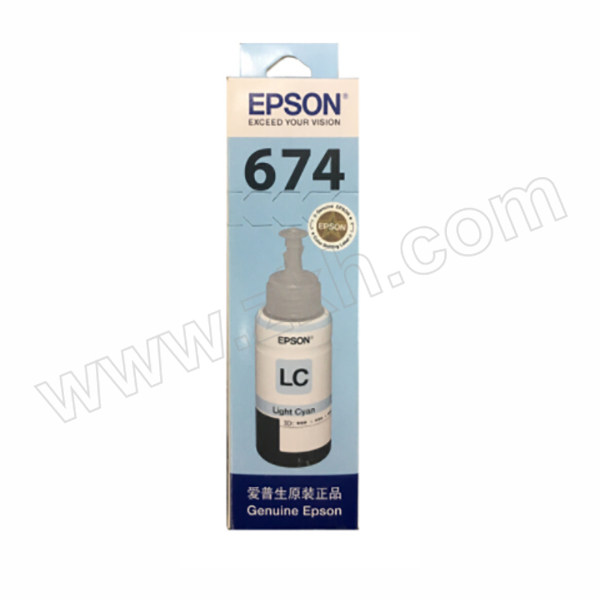 EPSON/爱普生 墨水补充装 T6745 淡青色 1个