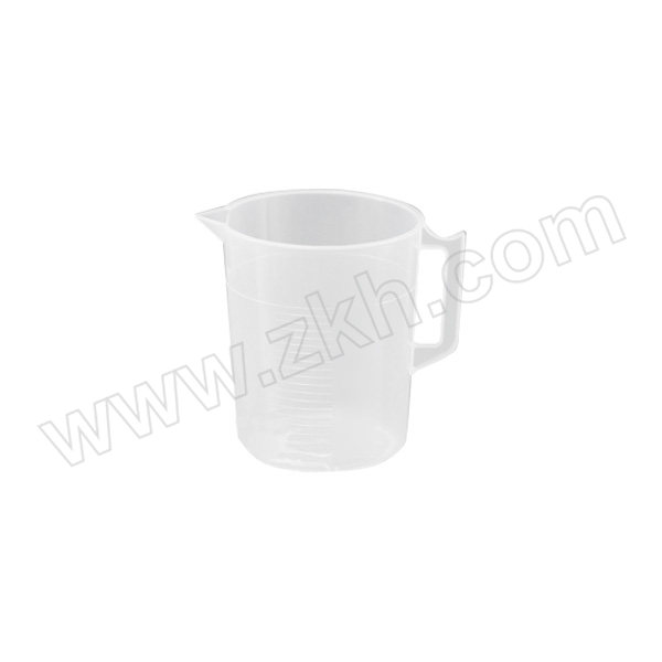 NIKKO 塑料量杯(pp带把手烧杯) 1-4622-18 5000mL 分度值200mL 1个