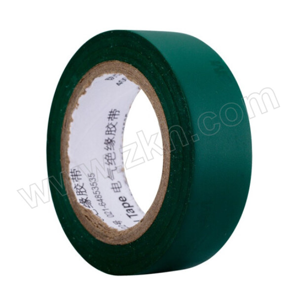 3M PVC电气绝缘胶带-普通型 1500 绿色 18mm×10m×0.13mm 1卷