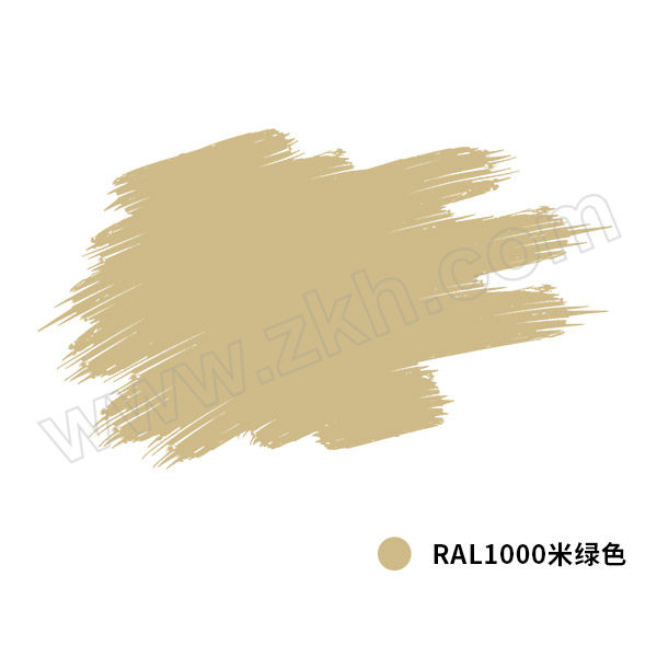 QIANJUMEI/千居美 水性丙烯酸漆 RAL1000米绿色 20kg 1桶