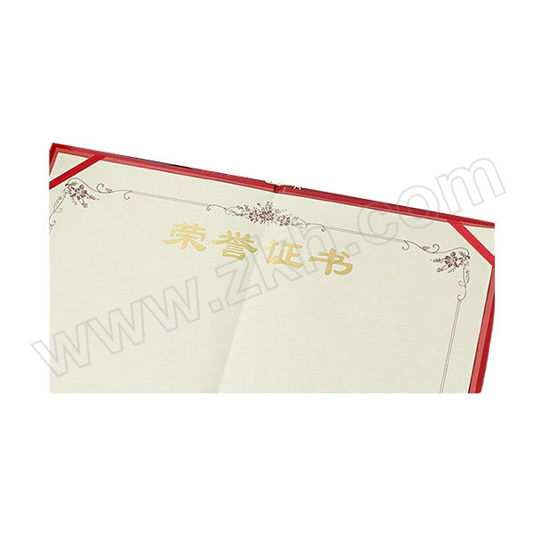 COMIX/齐心 纸面荣誉证书 C4593 A5 红色 1本