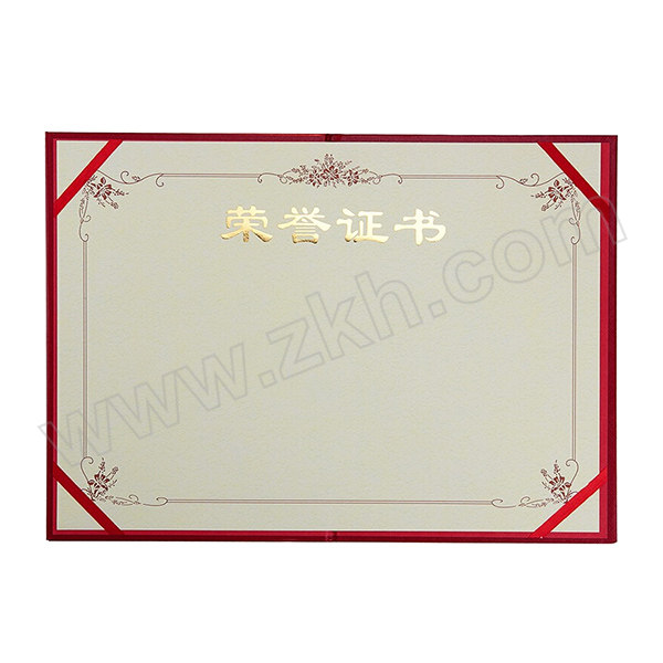 COMIX/齐心 特种纸荣誉证书 C5101 6K 红色 1本