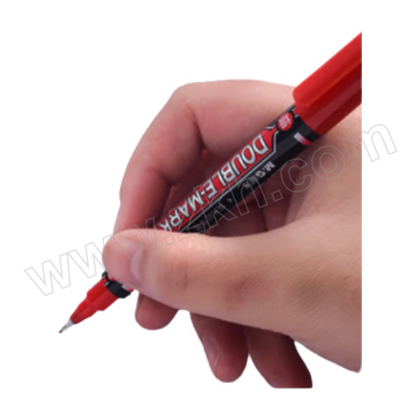 M&G/晨光 小双头记号笔 MG2130 红色 细头1.0mm  极细头0.5mm 12支 1盒