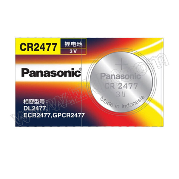 PANASONIC/松下 纽扣电池 CR2477 3V 1个