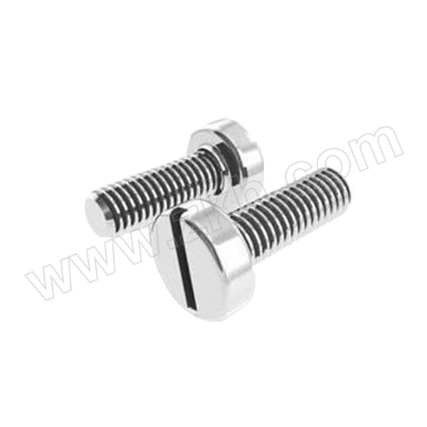 TONG/东明 GB65 开槽圆柱头螺钉 不锈钢304 A2-70 本色 全牙 M6×10 1盒