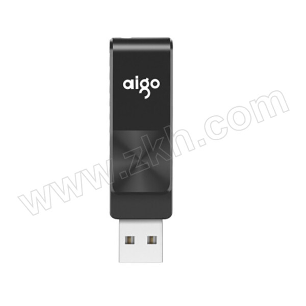 AIGO/爱国者 U盘 U266 16G USB2.0 黑色 1个