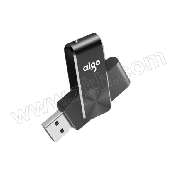 AIGO/爱国者 U盘 U266 16G USB2.0 黑色 1个