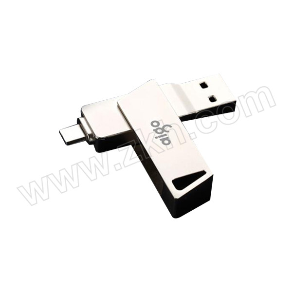 AIGO/爱国者 手机U盘 U350 64G USB3.1/OTG/Type-C 银色 1个