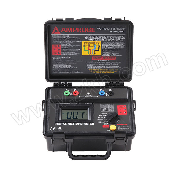 AMPROBE/安博 微欧计/电位电阻测试仪 MO-100 1台