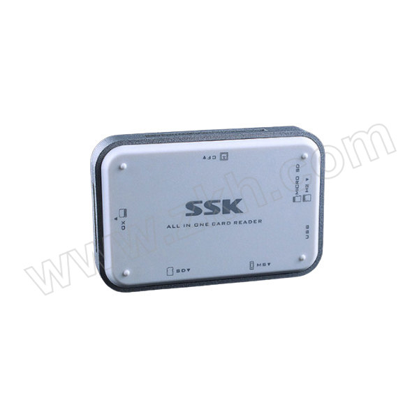 SSK/飚王 多功能合一读卡器(白色) SCRM056 USB3.0 TF卡/SD卡/CF卡 1个
