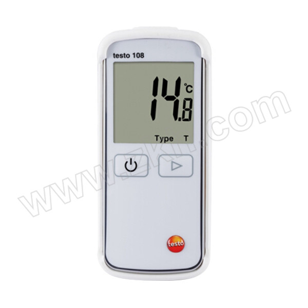 TESTO/德图 食品温度计 testo 108 包括刺入式温度探头(T型热电偶)Softcase保护软套 电池和校准记录 1台