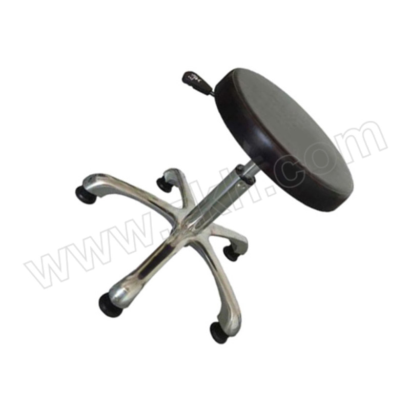 ZKH/震坤行 防静电PU发泡防静电圆凳 XY-2750C 可调高度约400~550mm 配黑色脚杯 气杆高度误差±5cm 1个