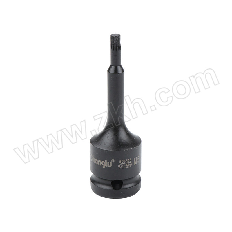 CHANGLU/长鹿 12.5mm系列气动连体旋具套筒(十二花) 506505 M5×78mm 1支