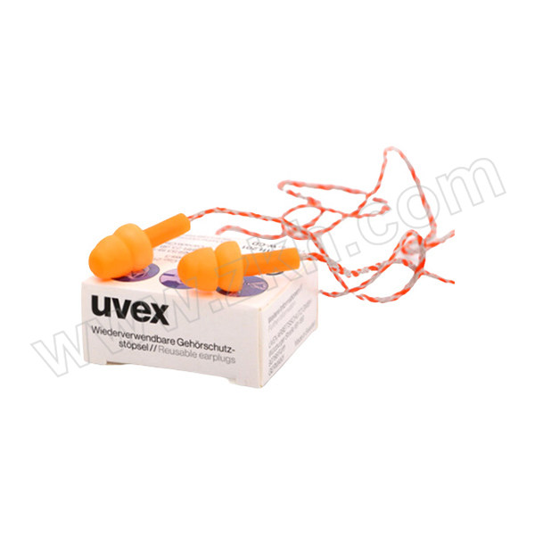 UVEX/优维斯 whisper可重复使用耳塞 2111201 SNR:23dB 带线 50副 1盒