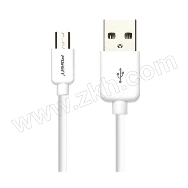 PISEN/品胜 Micro usb 安卓数据充电线 MU01-1500 1.5m 白色 1根