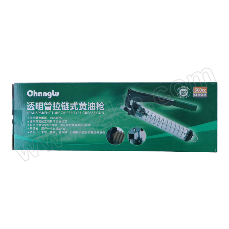 CHANGLU/长鹿 透明管拉链式黄油枪 700416 600CC 1个
