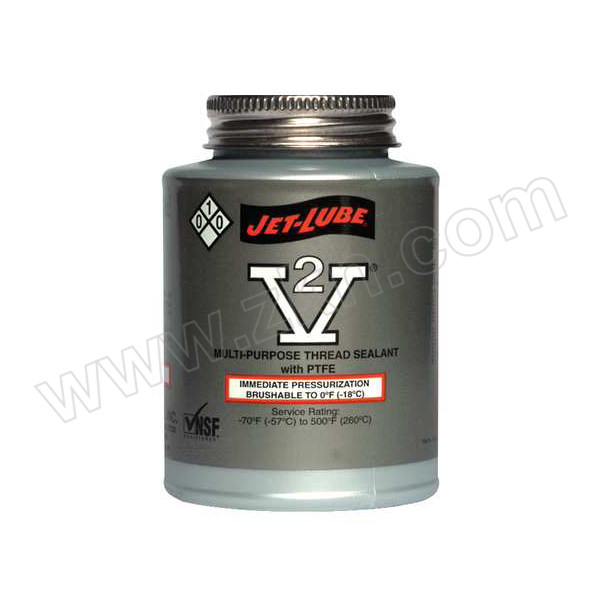 JET-LUBE V-2 多用途螺纹密封剂（含PTFE） 35504 454g 1罐