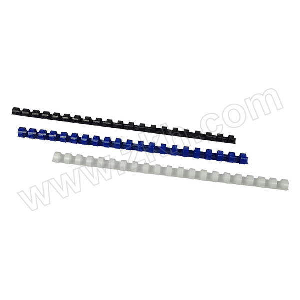 U-MACH/优玛仕 21孔装订胶圈 25mm (蓝色)50根/盒(可装订＜240张) 1盒