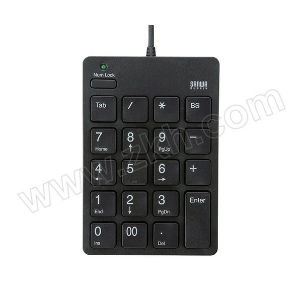 SANWA/山业 USB数字键盘 NT-18UBK 黑色 1个