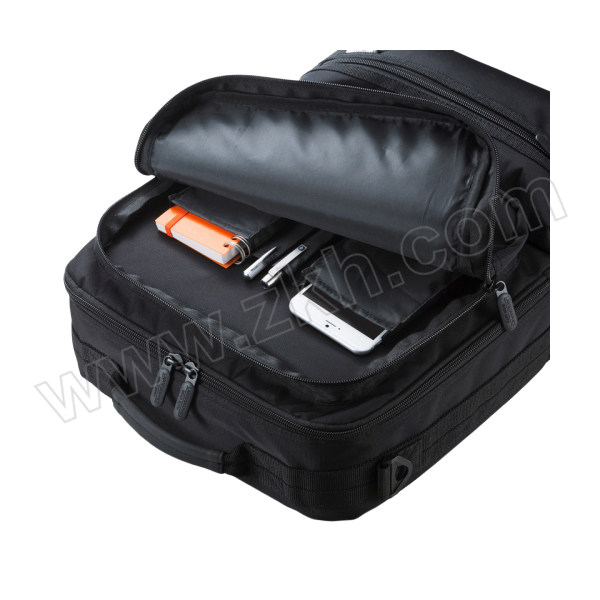SANWA/山业 竖版3Way多功能电脑包 BAG-3WAY23BK 黑色 15.6英寸 1个