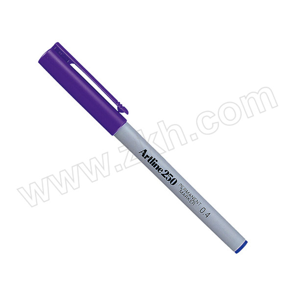 ARTLINE/旗牌雅丽 环保型油性记号笔 EK-250 紫 圆头 0.4mm 1支