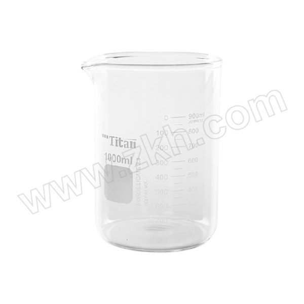 TITAN/泰坦 低型烧杯 02045570 1000mL 特优级 1个