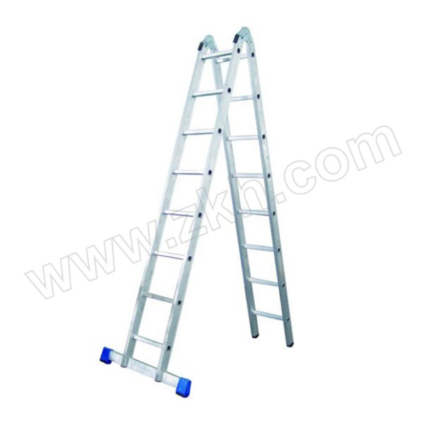 JINMAO/金锚 铝合金可折叠两用梯 AC51-207 踏板数7 人字高度2m 1架
