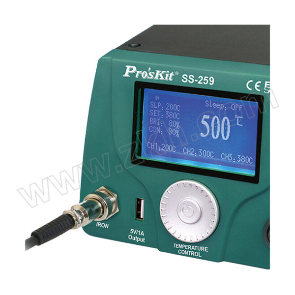 PROSKIT/宝工 LCD 智能型温控焊台 SS-259H 90W 1台