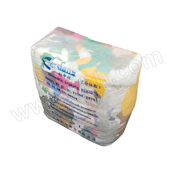 CZXIANG/彩中祥 浅色全棉花抹布 约40×40cm 10kg 含棉量约98% 1包