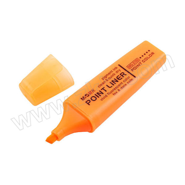 M&G/晨光 荧光笔 MG2150 橙 12支/盒 1盒