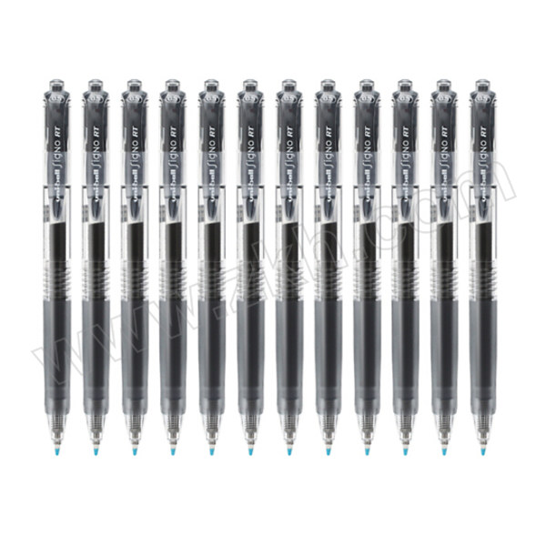 UNI/三菱 按压式中性笔 UMN-105 黑色 0.5mm(替芯：UMR-85) 12支 1盒