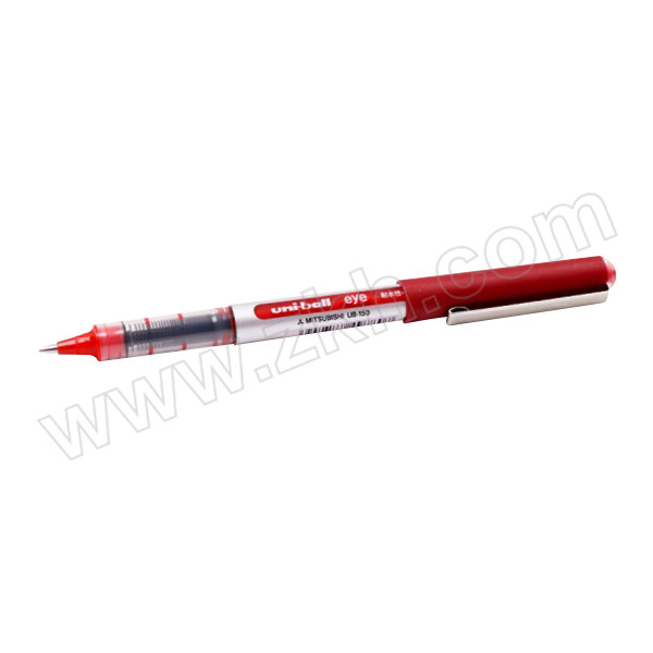 UNI/三菱 直液式耐水性签字笔 UB-150 红色 0.5mm10支/盒 1盒
