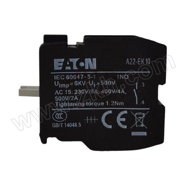 EATON/伊顿穆勒 触点模块 A22-EK10 1个