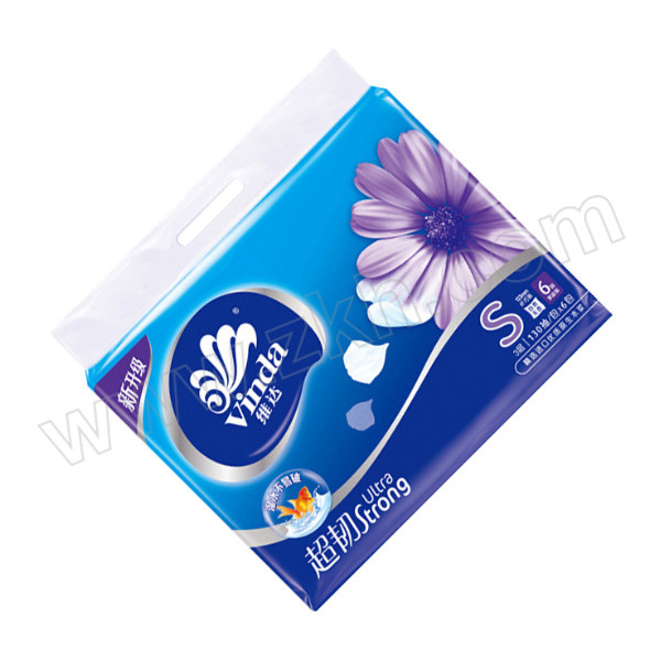 VINDA/维达 超韧3层软抽面巾纸 V2239 133×195mm 130抽×6包 1提