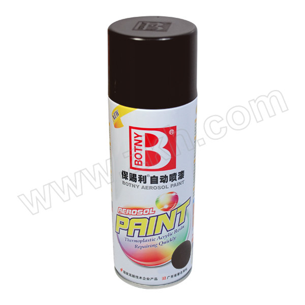 BOTNY/保赐利 耐高温自动喷漆 B-1939B 550℃ 1200黑 400mL×12罐 1箱